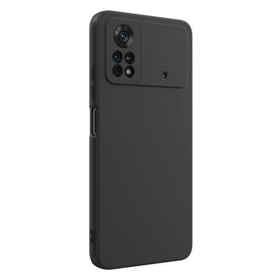 Microsonic Xiaomi Poco X4 Pro 5G Kılıf Matte Silicone Siyah