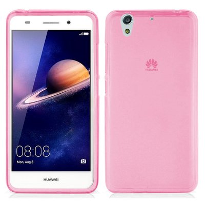 Caseup Huawei Y6 2 Kılıf Transparent Soft Pembe