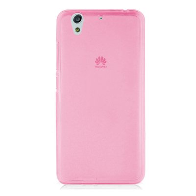 Caseup Huawei Y6 2 Kılıf Transparent Soft Pembe