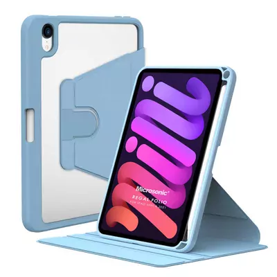 Microsonic Apple iPad Mini 7 Kılıf (A2993-A2995) Regal Folio Mavi