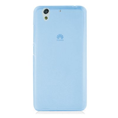 Caseup Huawei Y6 2 Kılıf Transparent Soft Mavi