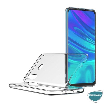 Microsonic Huawei Honor 9X Kılıf Komple Gövde Koruyucu Silikon Şeffaf