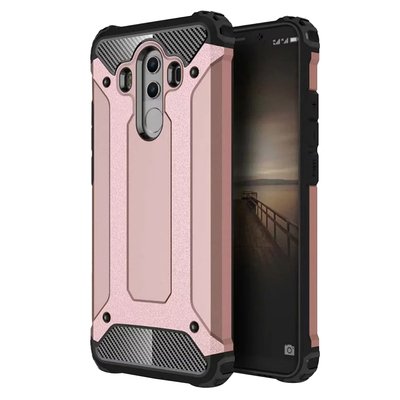 Microsonic Huawei Mate 10 Pro Kılıf Rugged Armor Rose Gold