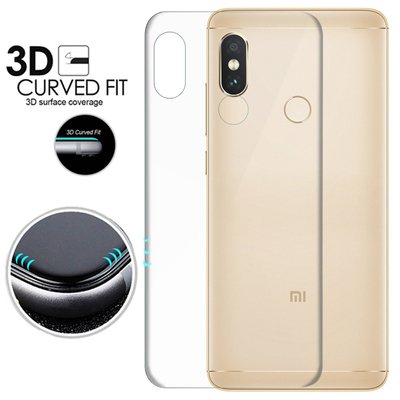 Microsonic Xiaomi Redmi Note 5 Pro Kavisli Ekran Koruyucu Film Seti - Ön ve Arka