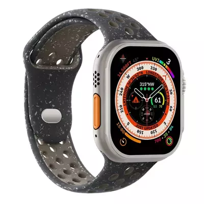 Microsonic Apple Watch Series 10 46mm Kordon Flame Circle Siyah