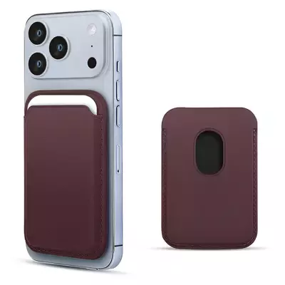 Microsonic Apple iPhone 17 Pro Max Leather Wallet MagSafe Mor