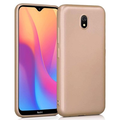 Microsonic Xiaomi Redmi 8A Kılıf Matte Silicone Gold