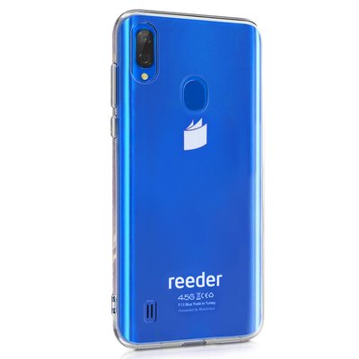 Microsonic Reeder P13 Blue Kılıf Transparent Soft Beyaz