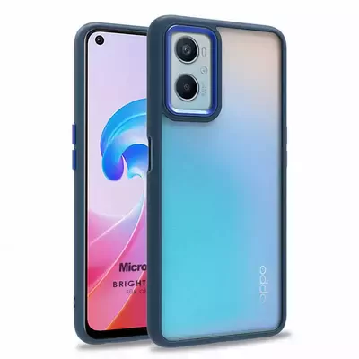 Microsonic Oppo A76 Kılıf Bright Planet Lacivert