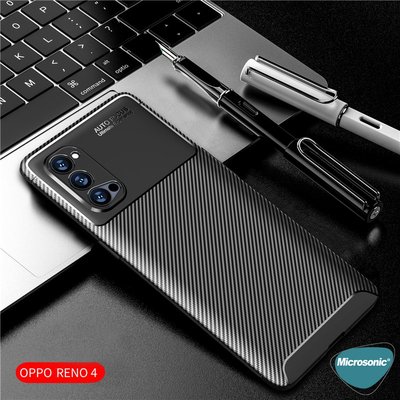 Microsonic Oppo Reno 4 Kılıf Legion Series Siyah