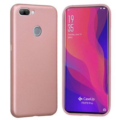 CaseUp Oppo F9 / F9 Pro Kılıf Matte Surface Rose Gold