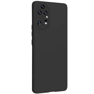 Microsonic Huawei P50 Pro Kılıf Matte Silicone Siyah