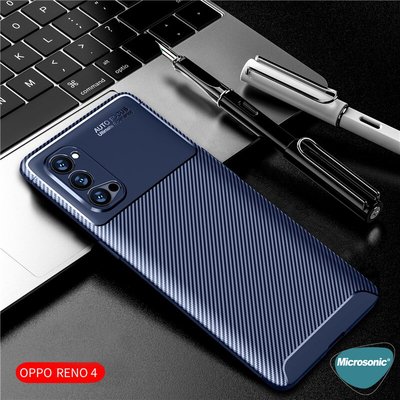 Microsonic Oppo Reno 4 Kılıf Legion Series Lacivert