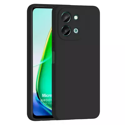 Microsonic Vivo Y28 4G Kılıf Groovy Soft Siyah