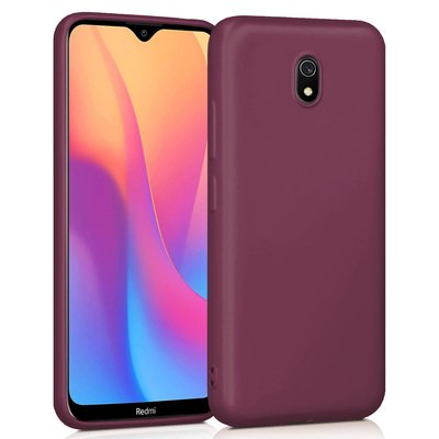 Microsonic Xiaomi Redmi 8A Kılıf Matte Silicone Mor