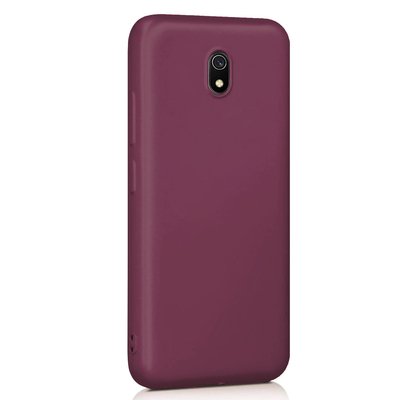 Microsonic Xiaomi Redmi 8A Kılıf Matte Silicone Mor