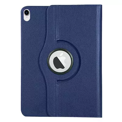Microsonic Apple iPad Mini 7 Kılıf (A2993-A2995) 360 Rotating Stand Deri Lacivert