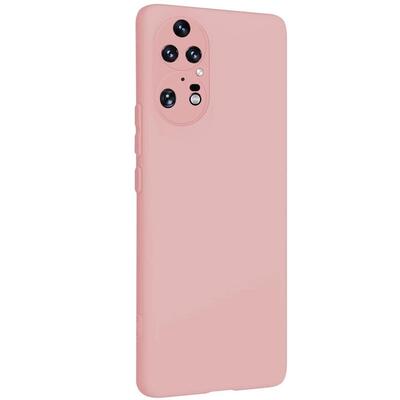 Microsonic Huawei P50 Pro Kılıf Matte Silicone Rose Gold