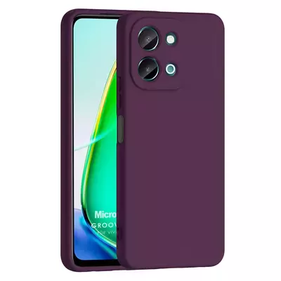 Microsonic Vivo Y28 4G Kılıf Groovy Soft Mor