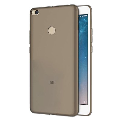 Microsonic Xiaomi Mi Max 2 Kılıf Transparent Soft Siyah