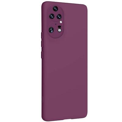 Microsonic Huawei P50 Pro Kılıf Matte Silicone Mor