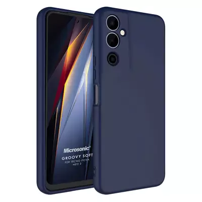 Microsonic TECNO Pova Neo 2 Kılıf Groovy Soft Lacivert