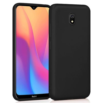 Microsonic Xiaomi Redmi 8A Kılıf Matte Silicone Siyah