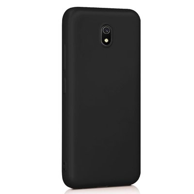 Microsonic Xiaomi Redmi 8A Kılıf Matte Silicone Siyah