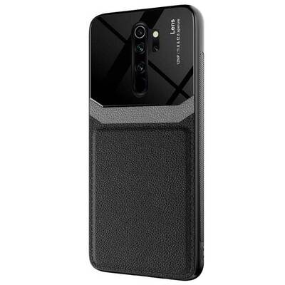 Microsonic Xiaomi Redmi Note 8 Pro Kılıf Uniq Leather Siyah