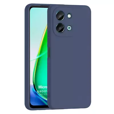 Microsonic Vivo Y28 4G Kılıf Groovy Soft Lacivert