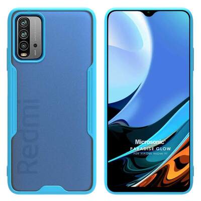 Microsonic Xiaomi Redmi 9T Kılıf Paradise Glow Turkuaz