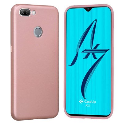 CaseUp Oppo AX7 Kılıf Matte Surface Rose Gold