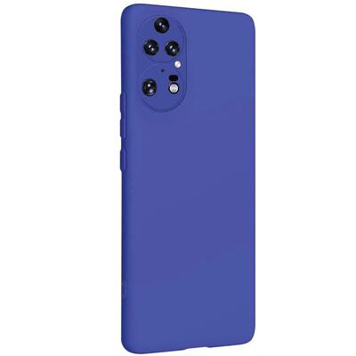 Microsonic Huawei P50 Pro Kılıf Matte Silicone Lacivert