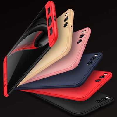 Microsonic Xiaomi Mi Note 3 Kılıf Double Dip 360 Protective AYS Lacivert