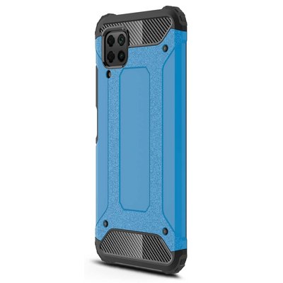 Microsonic Huawei P40 Lite Kılıf Rugged Armor Mavi