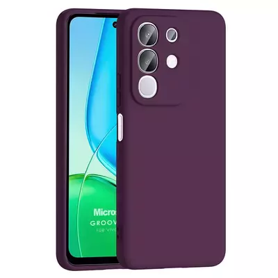 Microsonic Vivo Y29 4G Kılıf Groovy Soft Mor