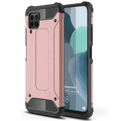 Microsonic Huawei P40 Lite Kılıf Rugged Armor Rose Gold