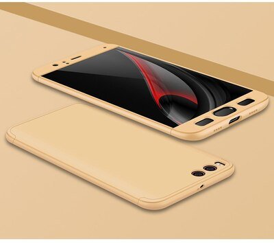 Microsonic Xiaomi Mi Note 3 Kılıf Double Dip 360 Protective AYS Kırmızı