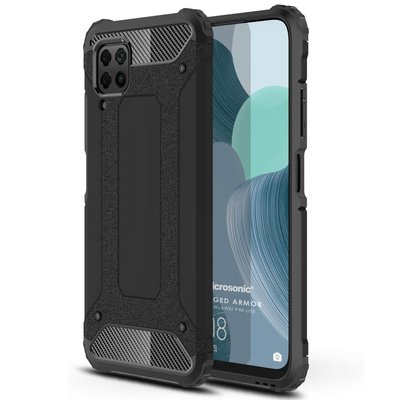 Microsonic Huawei P40 Lite Kılıf Rugged Armor Siyah