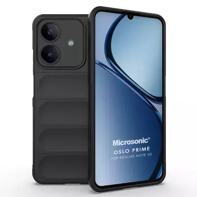Microsonic Realme Note 60 Kılıf Oslo Prime Siyah