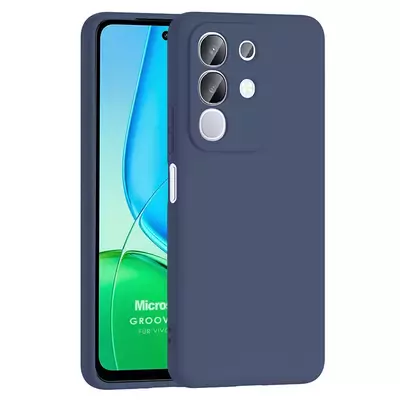 Microsonic Vivo Y29 4G Kılıf Groovy Soft Lacivert