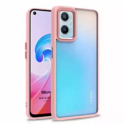 Microsonic Oppo A96 Kılıf Bright Planet Rose Gold