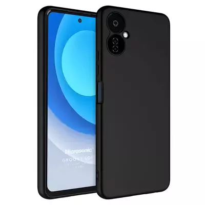 Microsonic TECNO Camon 19 Neo Kılıf Groovy Soft Siyah