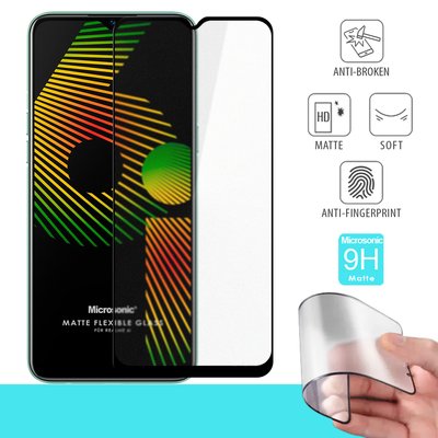 Microsonic Realme 6i Matte Flexible Ekran Koruyucu Siyah