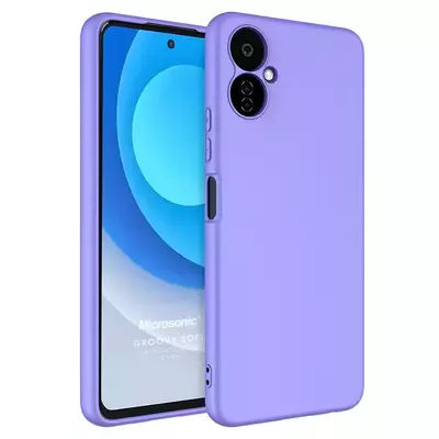 Microsonic TECNO Camon 19 Neo Kılıf Groovy Soft Lila