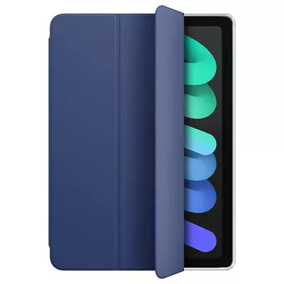 Microsonic Apple iPad Mini 7 Kılıf (A2993-A2995) Slim Translucent Back Smart Cover Lacivert