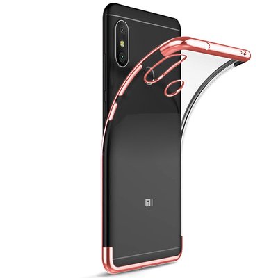 Microsonic Xiaomi Mi A2 Lite Kılıf Skyfall Transparent Clear Rose Gold