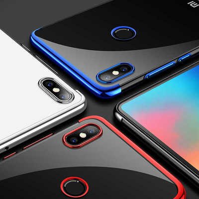 Microsonic Xiaomi Mi A2 Lite Kılıf Skyfall Transparent Clear Gümüş