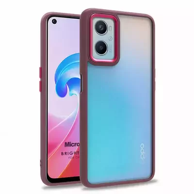 Microsonic Oppo A96 Kılıf Bright Planet Kırmızı