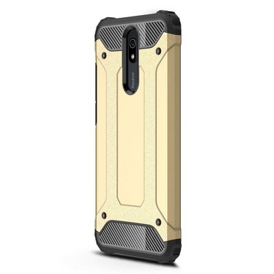 Microsonic Xiaomi Redmi 8A Kılıf Rugged Armor Gold